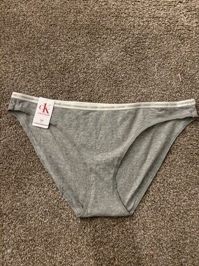 Calvin Klein One Light Grey Cotton Bikini Briefs